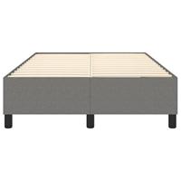 Boxspringframe stof donkergrijs 120x200 cm - thumbnail
