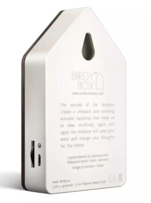 RELAXSOUND - Birdybox - VogelsDark Oak oplaadbaar