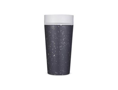 Circular&Co. Koffiebeker - circular cup - zwart/wit - 340 ml