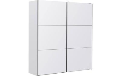 Goossens Kledingkast Easy Storage Sdk, 203 cm breed, 220 cm hoog, 2x 3 paneel glas schuifdeuren