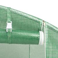 VidaXL Tuinkas met stalen frame 10 m² 5x2x2,3 m - thumbnail