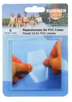 Basic Summer fun reparatiekit pvc folie 5 stuks - thumbnail