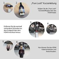 Oehlbach Pure LOCK! HDMI-stekker/poortslot Transparant - thumbnail