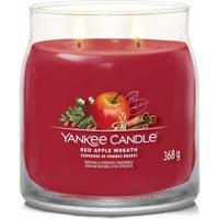 Yankee Candle red apple wreath signature medium jar - thumbnail
