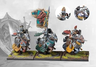 Conquest: The Last Argument of Kings Miniatures 3-Pack Hundred Kingdoms: House Hold Knights - thumbnail