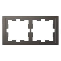 Merten MEG4020-6534 Afdekking Frame System Design Antraciet 1 stuk(s) - thumbnail
