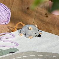 Knuffel voor honden Trixie Polyester Jute Muis 19 cm - thumbnail