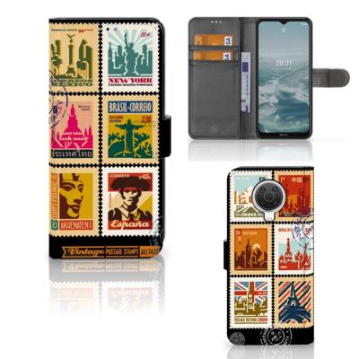 Nokia G10 | G20 | Flip Cover | Postzegels