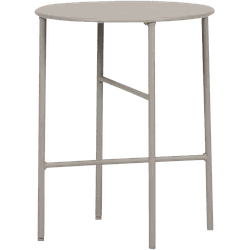 Lisomme Mila ronde tuin bijzettafel - Ø40 x H50 cm - Grijs