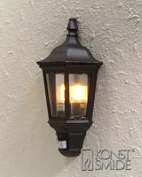 KonstSmide Zwarte buitenlampFirenze met bewegingsmelder - 7230-750 - thumbnail