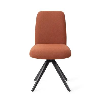 Jesper Home Eetkamerstoel 'Taiwa' Draaibaar, Turn Black, kleur Hearth Harmony