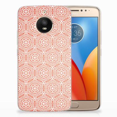 Motorola Moto E4 Plus TPU bumper Pattern Orange