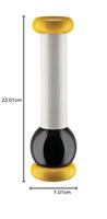 Alessi Twergi Pepermolen geel 23 cm - thumbnail