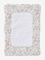 Verschoonkussen van katoenen hydrofiel doek voor poppen Flora meerkleurig - thumbnail