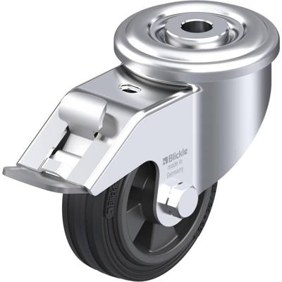 Blickle LER-VPP 80R-FI Zwenkwiel met rem Wieldiameter: 80 mm Draagvermogen (max.): 50 kg 1 stuk(s)