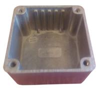 Hammond Electronics 1590MM Universele behuizing 50 x 50 x 31 Aluminium Natuur 1 stuk(s) - thumbnail