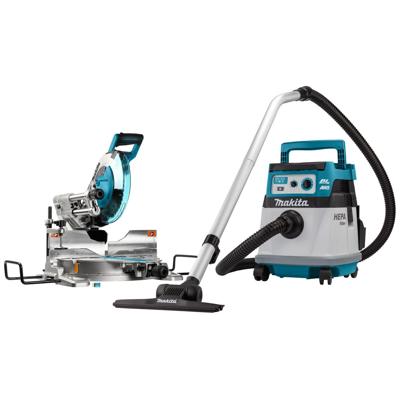 Makita DLX2379UX1 Accu Combiset DLS111 & DVC157 AWS 2x18V Basic Body