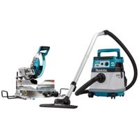 Makita DLX2379UX1 Accu Combiset DLS111 & DVC157 AWS 2x18V Basic Body - thumbnail