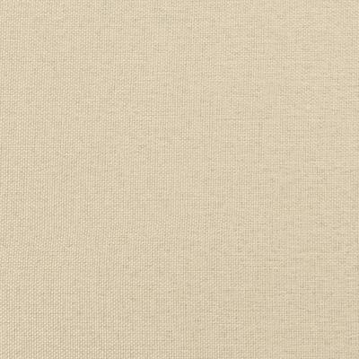 Bedframe zonder matras 80x200 cm stof crèmekleurig