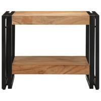 Salontafel 50x50x38 cm massief acaciahout - thumbnail