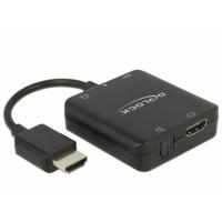Delock 63276 HDMI Adapter [1x HDMI-stekker - 1x HDMI-bus] Zwart - thumbnail