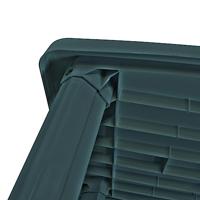 Tuintafel 101x68x72 cm kunststof groen - thumbnail