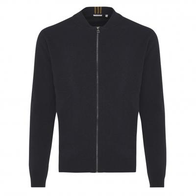 Tresanti Heren Vest Met Rits Navy Wol Regular Fit Tresanti Heren Vest Met Rits Navy Wol Regular Fit