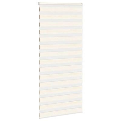 VidaXL Zebra rolgordijn 95x200 cm stofbreedte 90,9 cm marmerbeige