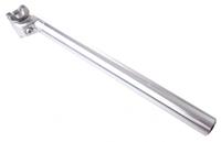 VWP zadelpen vast 27.2 x 350 mm aluminium zilver - thumbnail