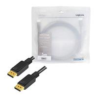 LogiLink CV0139 DisplayPort kabel 5 m Zwart - thumbnail