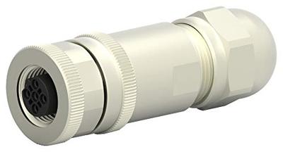 TE Connectivity T4110411041-000 Sensor/actuator connector, niet geassembleerd M12 Aantal polen (sensoren): 4 Bus, recht 1 stuk(s)