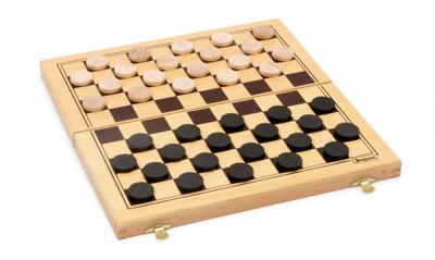 JEUJURA Checkers - Set met opvouwbare cadeaus