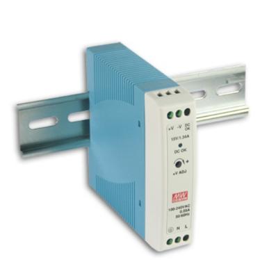 MEAN WELL MDR-20-12 DIN-rail netvoeding 12 V/DC 1.67 A 20 W Aantal uitgangen:1 x Inhoud 1 stuk(s)