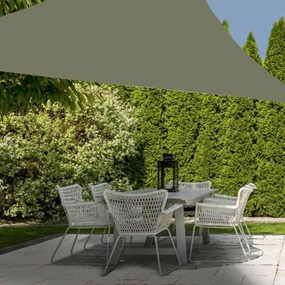 ProGarden schaduwdoek driehoek 3x3x3 m groen