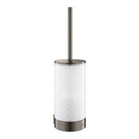 Grohe Toiletborstel Selection Glas met Wandhouder Hard Graphite Geborsteld - thumbnail