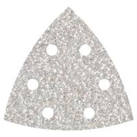 Wolfcraft 1161000 Deltaschuurpapier Met klittenband, Geperforeerd Korrelgrootte (num) 60 Hoekmaat 95 mm 5 stuk(s) - thumbnail