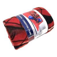 Spiderman rood Fleece deken 100 x 140 cm - thumbnail