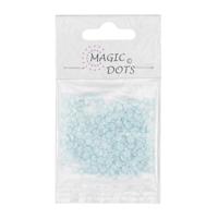 Magic Dots • dots flower lichtblauw - thumbnail