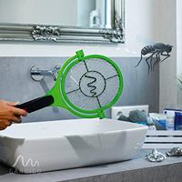 Gardigo Fly Swatter 90° Bzzz 25164 Vliegenmepper Stroomgaas (l x b x h) 445 x 228 x 28 mm Zwart, Groen 1 stuk(s) - thumbnail