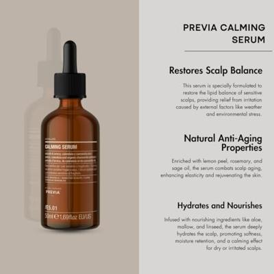 Previa Natural Haircare Extra Life Calming Serum 50ml