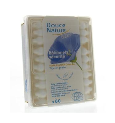 Baby wattenstaafjes bio 60 Stuks