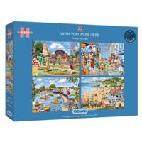 Wish You Were Here Puzzel 4x 500 Stukjes - thumbnail
