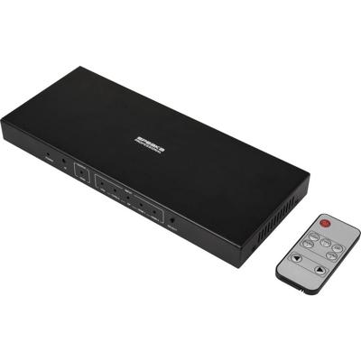 SpeaKa Professional SP-HDPS-300 HDMI-switch Voor industriële toepassingen 3840 x 2160 Pixel