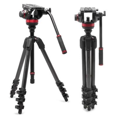 Manfrotto 502 Head Arca Swiss & 055 Carbon 4 Sec Video