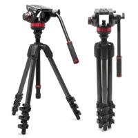 Manfrotto 502 Head Arca Swiss & 055 Carbon 4 Sec Video - thumbnail