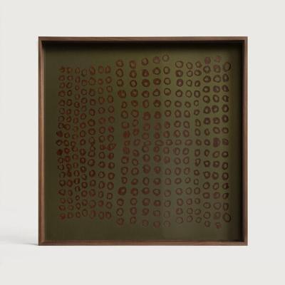 Ethnicraft Vierkant Dienblad 'Second Nature' 38 x 38cm, kleur Moss