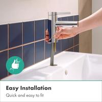 Hansgrohe Zesis S Wastafelmengkraan Chroom - thumbnail