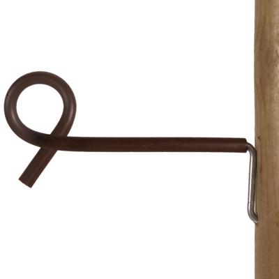 Gallagher Afstandisolator krulstaart hout 17,5cm terra (10) - 720234 720234 Gallagher Afstandisolator krulstaart hout 17,5cm terra (10) - 720234 720234