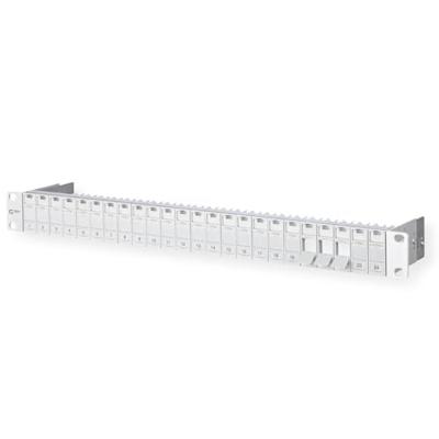 Metz Connect 130920-00-E 24 poorten Netwerkpatchpaneel 483 mm (19) Zonder connectoren 1 HE Grijs Niet ingericht Metz Connect 130920-00-E 24 poorten Netwerkpatchpaneel 483 mm (19) Zonder connectoren 1 HE Grijs Niet ingericht