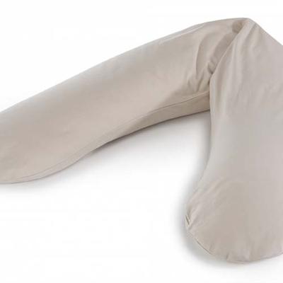 Theraline losse hoes voor hoefijzerkussen jersey ivoor Theraline losse hoes voor hoefijzerkussen jersey ivoor